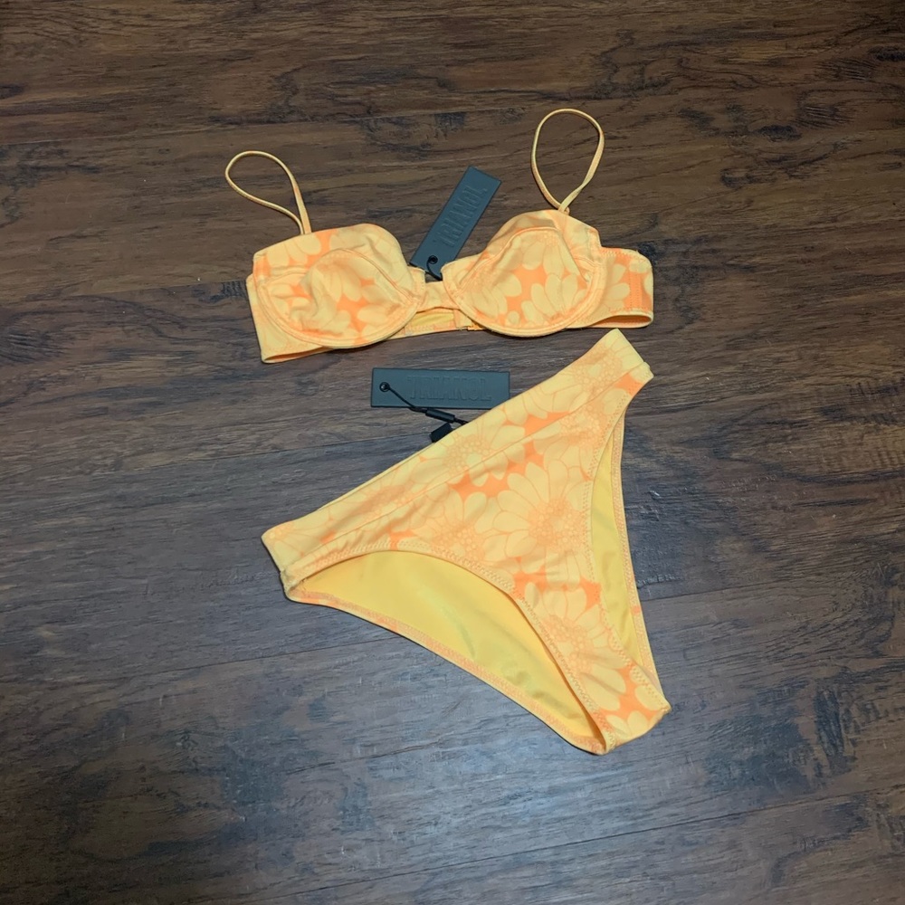 NEW Triangl Swim Sasha Tangerine Bikini